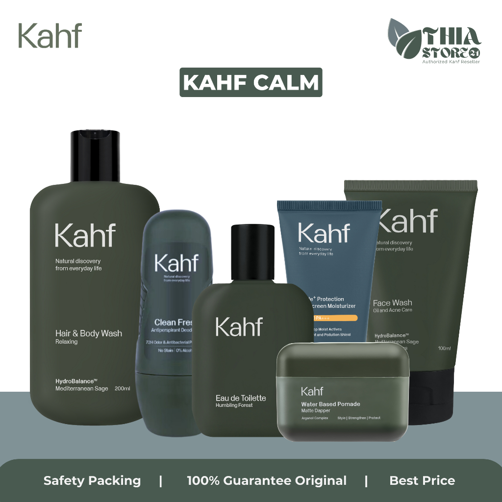 Paket Kahf Untuk Pria Jenis Kulit Berjerawat Paket Grooming Untuk Pria Kahf Lengkap