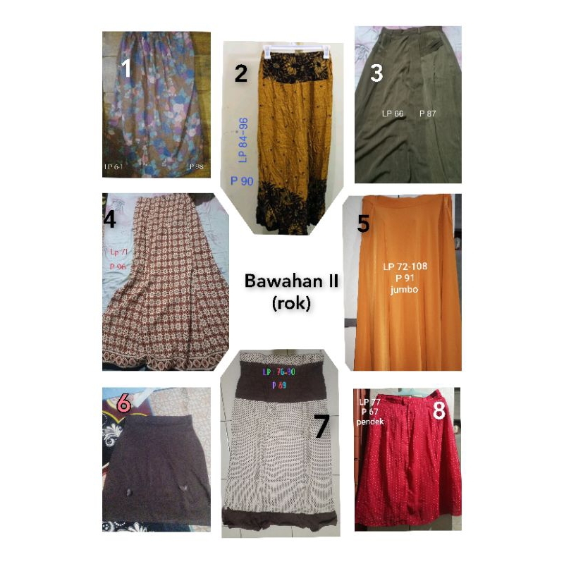 Thrift || preloved rok wanita