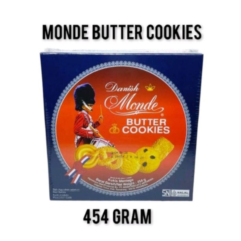 

monde butter cookeis 454 gram