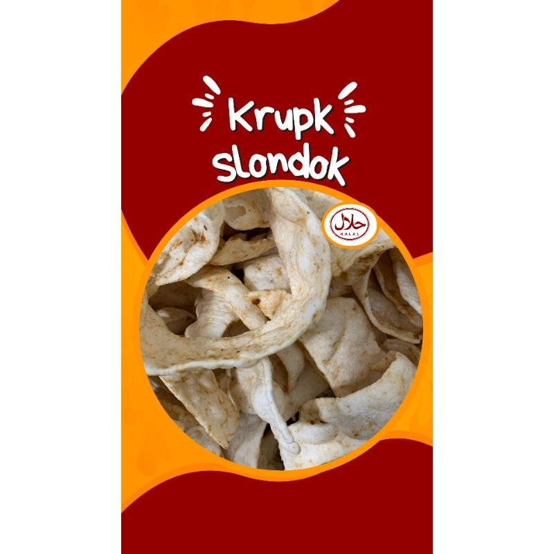

camilan kiloan - krupuk slondok
