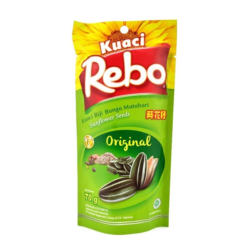 

Kuaci Rebo 70gr - Rasa Original