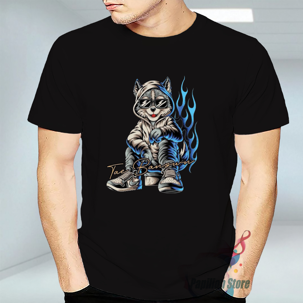 Kaos Premium Pria Tshirt Distro / T-shirt Baju Kaos Oversize Pria Putih / Baju Lengan Pendek Kasual 