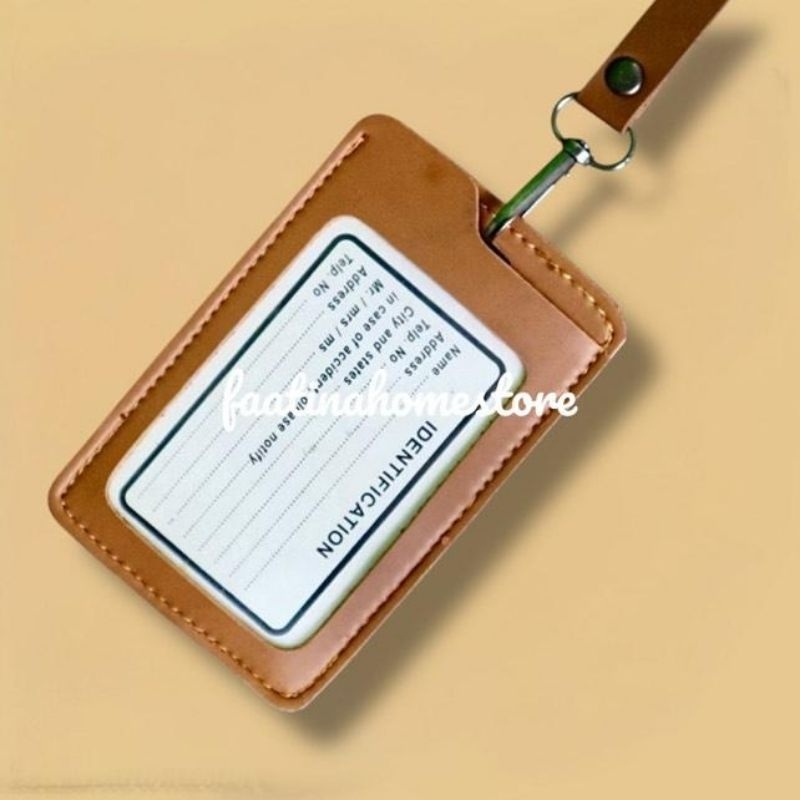 

Id card bolak balik | name tag holder id card