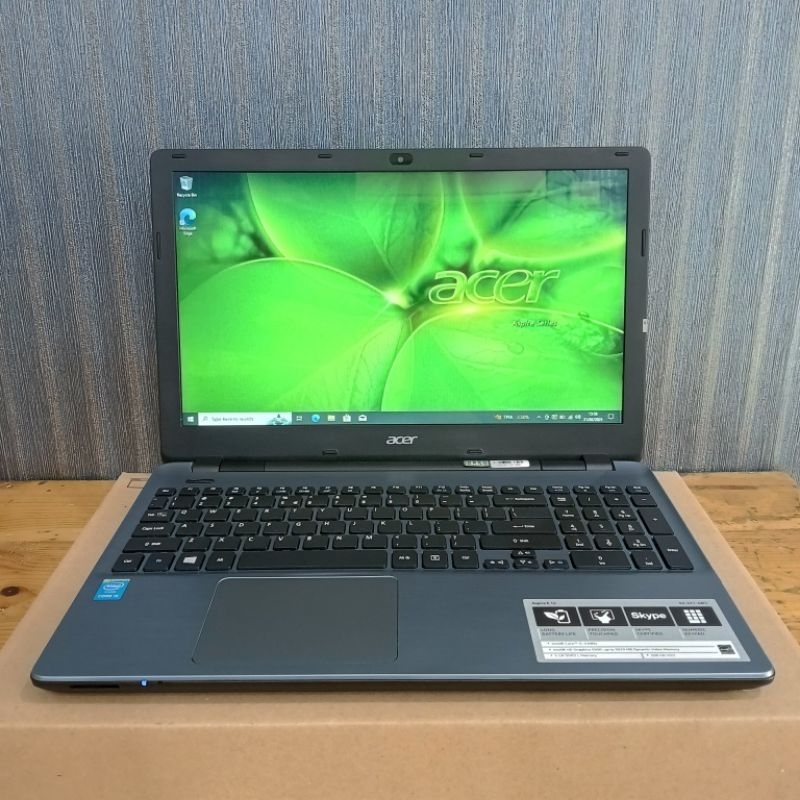 Laptop Acer Aspire E5-571, Core i5-5200U, Ram6Gb/Hdd500Gb, Normal Siap Pakai