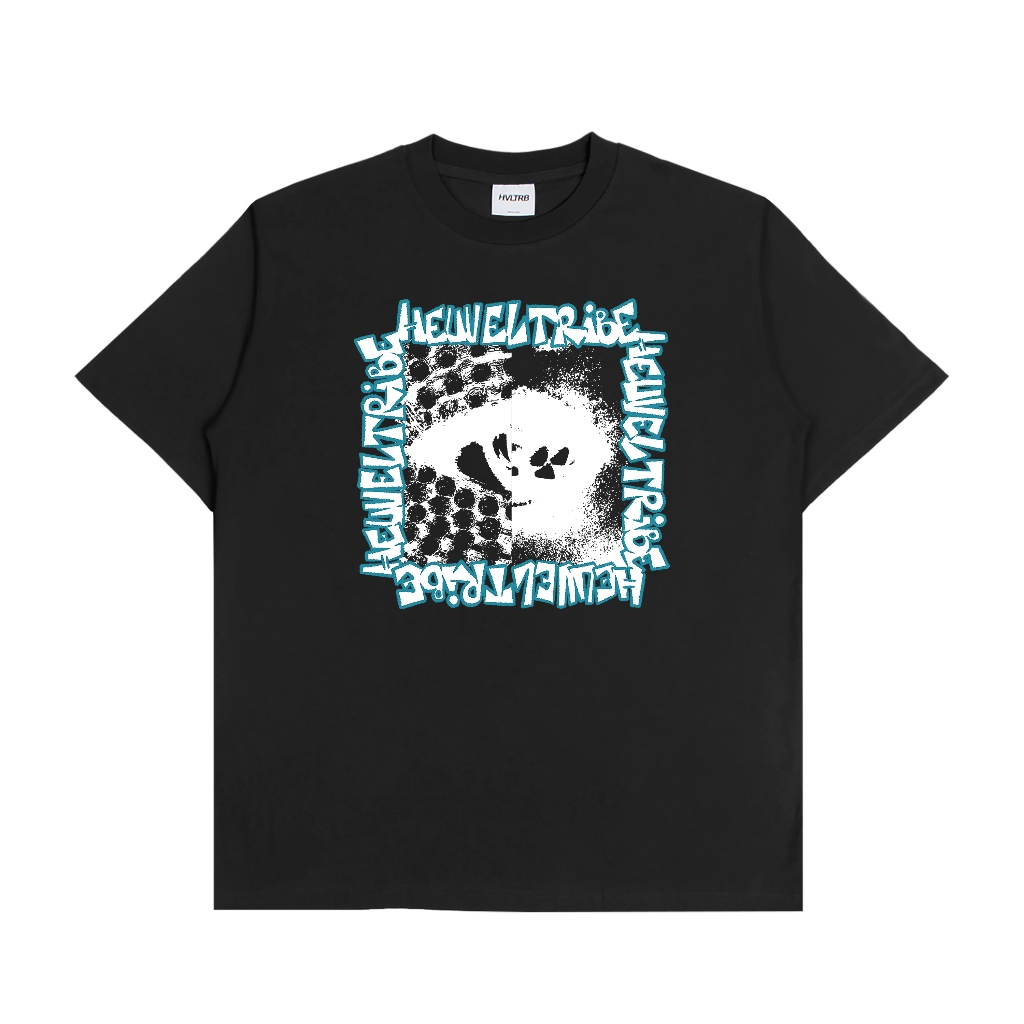 Heuvel Tribe T-Shirt Nomad Black Kaos Pria Kaos Distro Cowok TSH 2502.1349