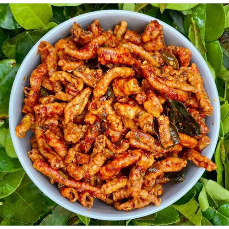 

keripik usus/Usus crispy 1kg di goreng dadakan pengiriman kota garut