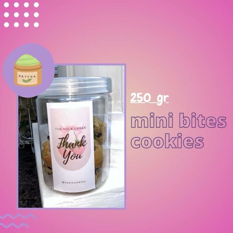 

Mini Bites Cookies Matcha