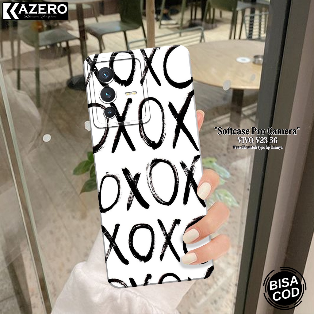 Softcase Hp VIVO V23 5G Terbaru - Fashion Case Aesthetic - Case VIVO V23 5G - Silikon Pro Camera-Cas