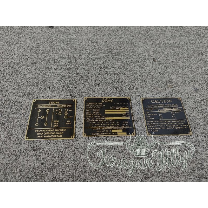 Data Plat Ford Emblem Ford