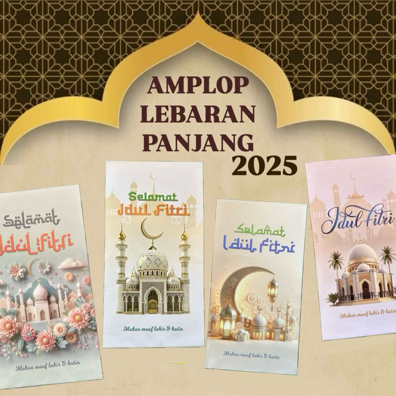 

TERBARU 10pcs Amplop Lebaran Panjang 2025 / Amplop Idul Fitri Tahun Baru / Amplop Selamat Hari Raya 2025 Ramadan Kareem / Angpau Eid Mubarak / Amplop Mesjid Minal Aidin Wal Faizin / Amplop Lucu Mesjid Baru Kuromi Sanrio Anak Cewe Cowok Ready Stock