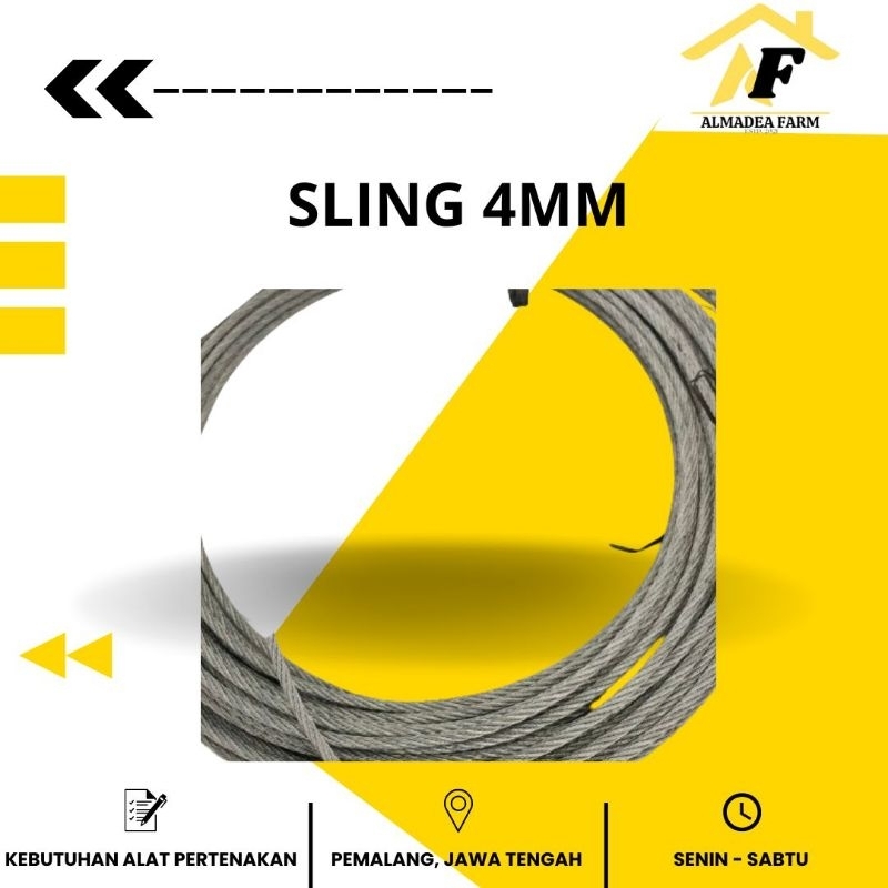 SLING 4MM | KABEL KAWAT |