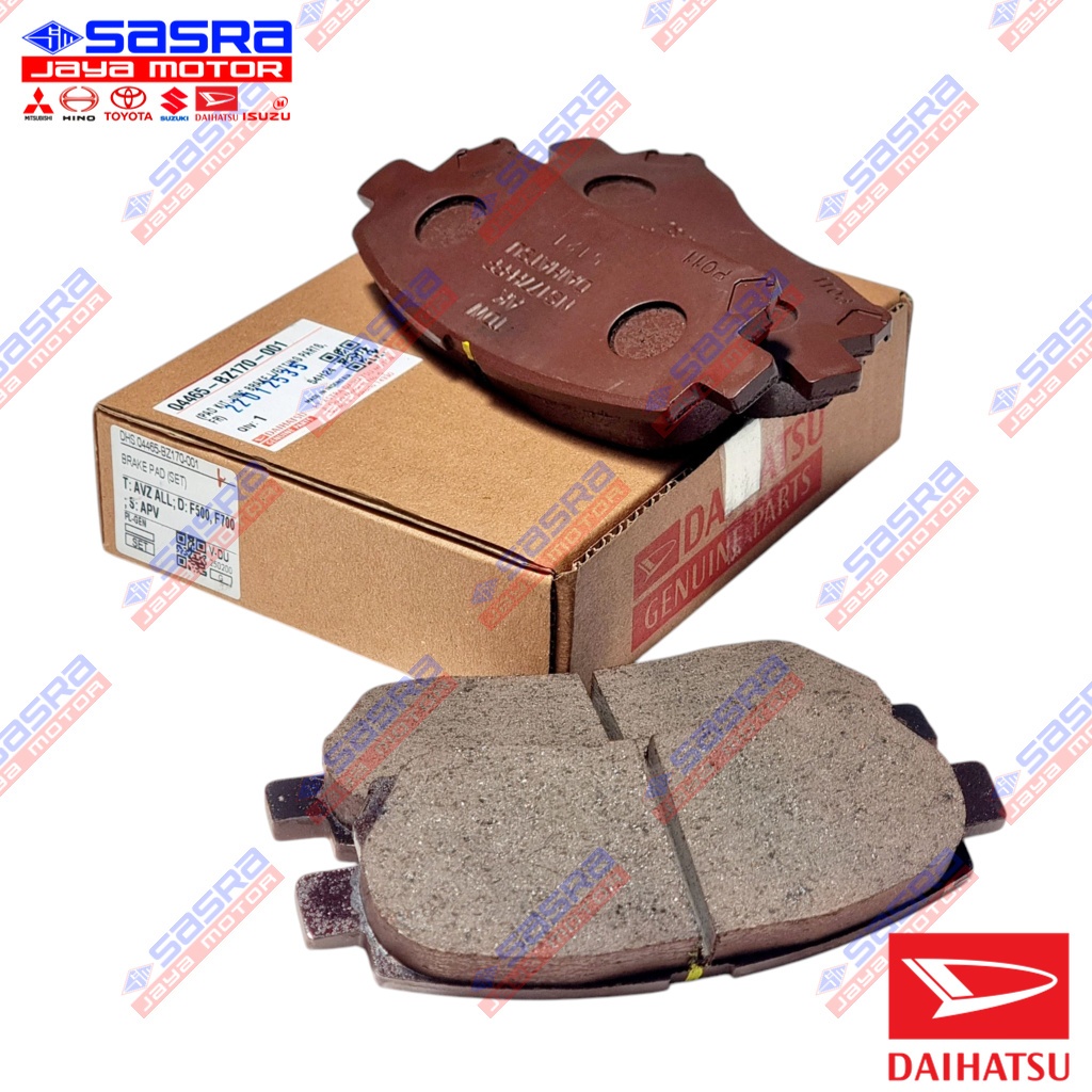 Brake Pad ORI AVANZA/XENIA/VELOZ 2003-2021|RUSH/TERIOS F700 Daihatsu Genuine Parts Kampas Rem Depan 