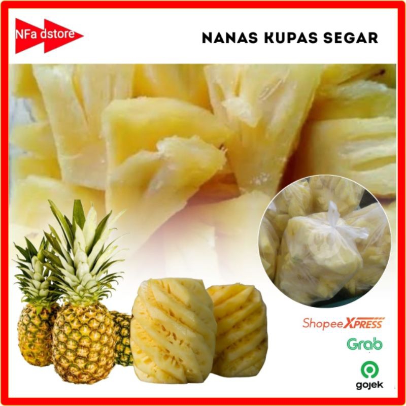 

Nanas Kupas Segar 500gr