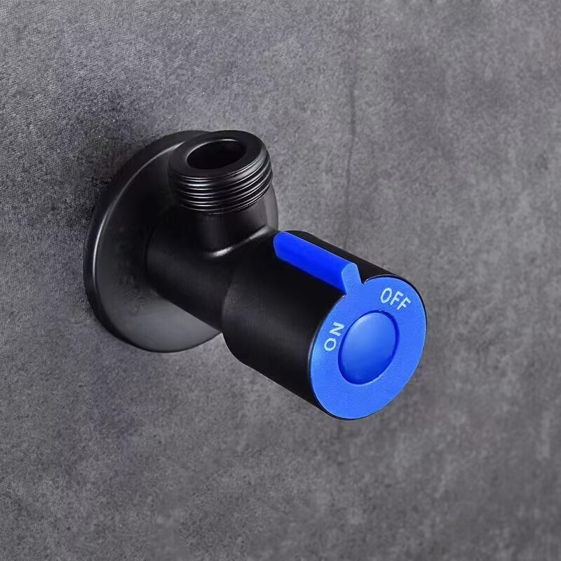 kran shower/kran closet/stop kran shower/stop kran single hitam stainless