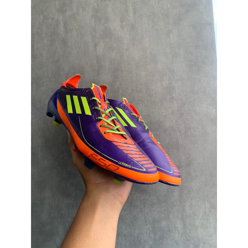 Sepatu bola sepakbola Adidas F50 Adizero Prime mor FG Rare ORIGINAL