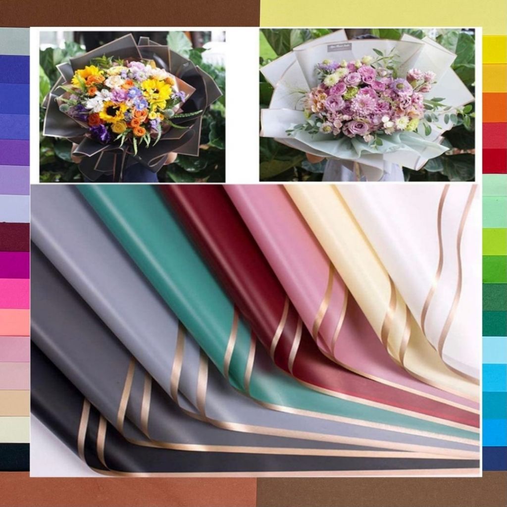 

Kertas Buket Bunga Wrapping Paper Cellophane Flower Warp MeinCho B