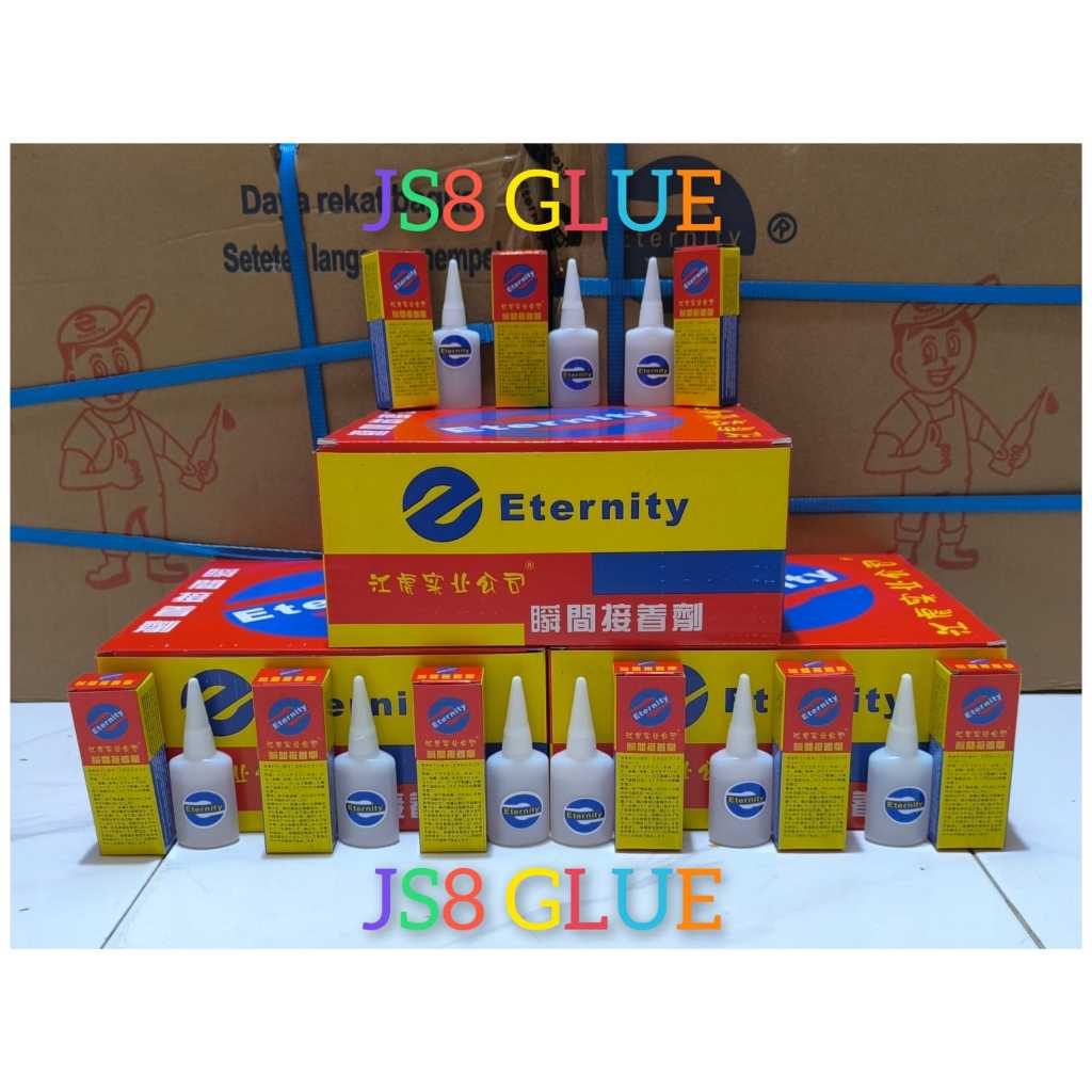 

JS8 GLUE - HARGA 5 PCS LEM KOREA ETERNITY KECIL / LEM CAIR 100% MEREK ETERNITY, BUKAN KW / OPLOSAN