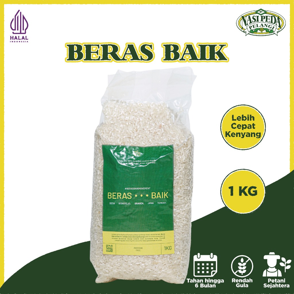 

RB Beras Baik Putih Karanganyar (Beras Organik - Bebas Gula)