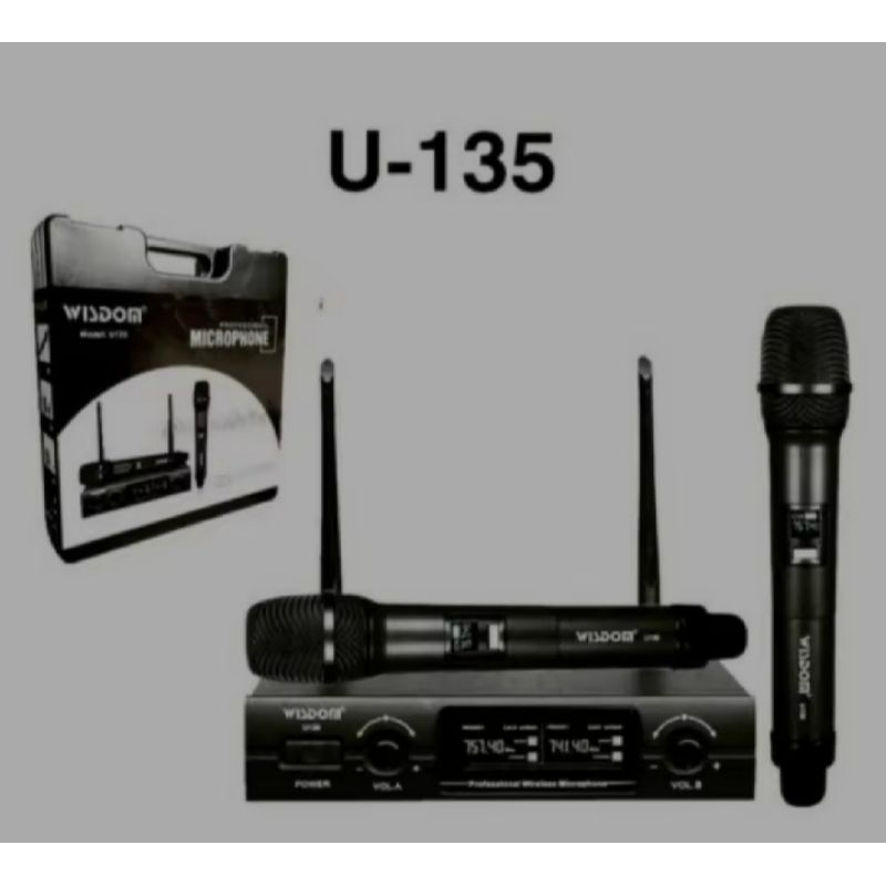 Wisdom.u135 u 135.mic wireless.Wisdom.garansi original