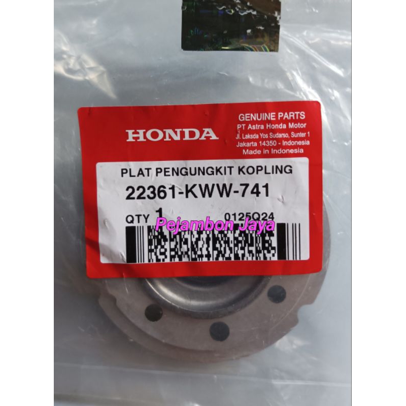 22361KWW741 PLAT PENGUNGKIT KOPLING