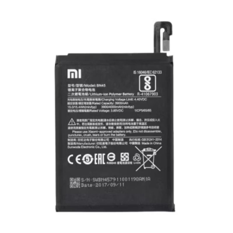 Baterai Xiaomi BN45 Redmi Note 5 Pro / Baterai Xiaomi Note 5pro Redmi Note 5 Original