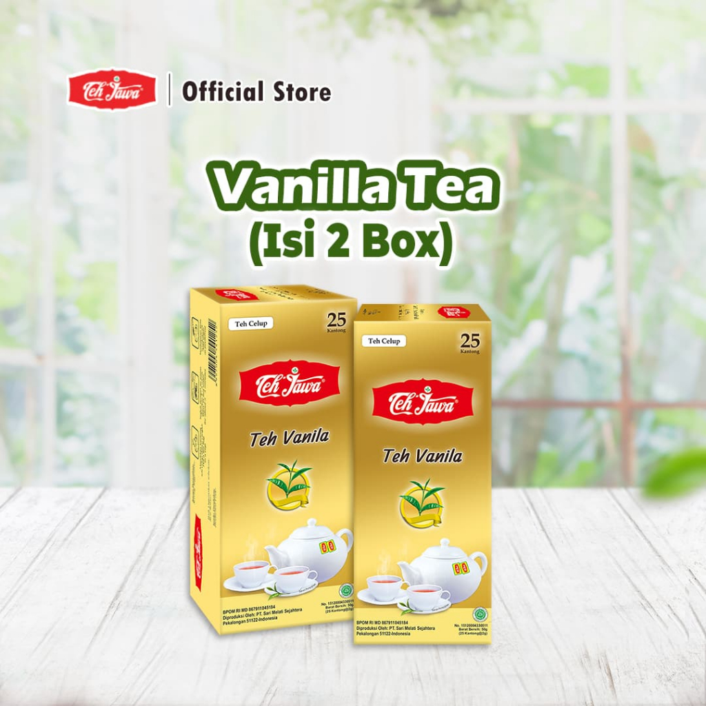 

[TWINPACK] Teh Jawa Vanila Tea Celup isi 25