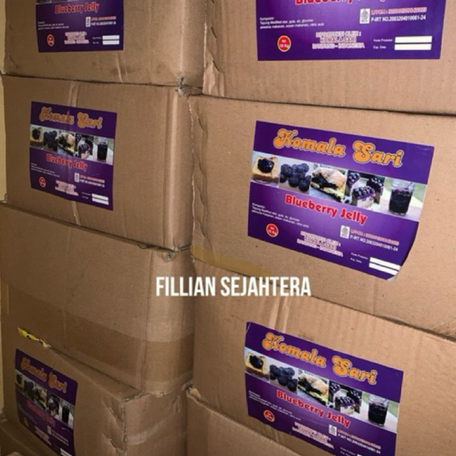 

Selai Blueberry 10 KG / Selai Strawberry 10 Kg Kartonan / Blueberry Jam 1 Dus / Stroberi Jeli 5 - 10 Kg