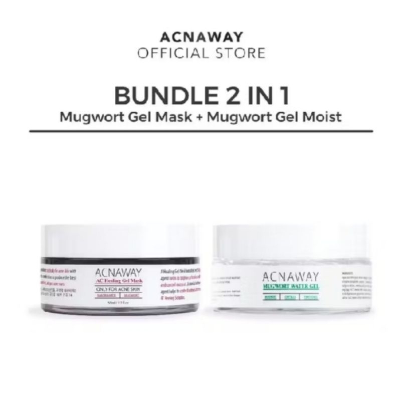 ACNAWAY Mugwort Gel Mask +Mugwort Gel Moisturizer