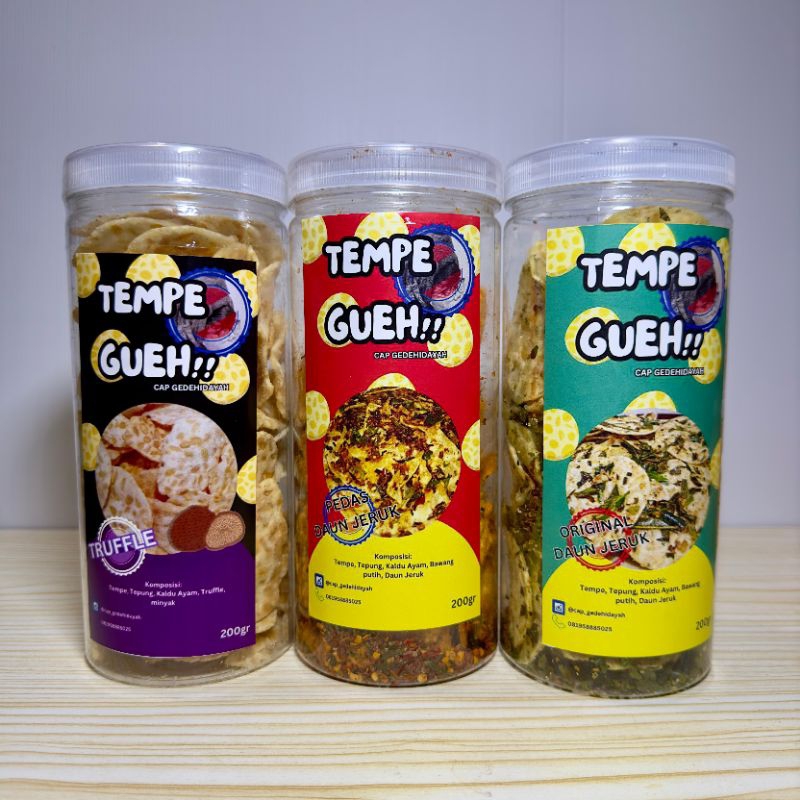

bundling 3 keripik tempe sagu ( cap gede hidayah)