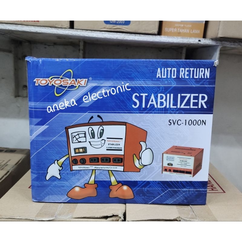 Stabilizer Toyosaki SVC-1000N 1000W( Listrik Stabil 220V)