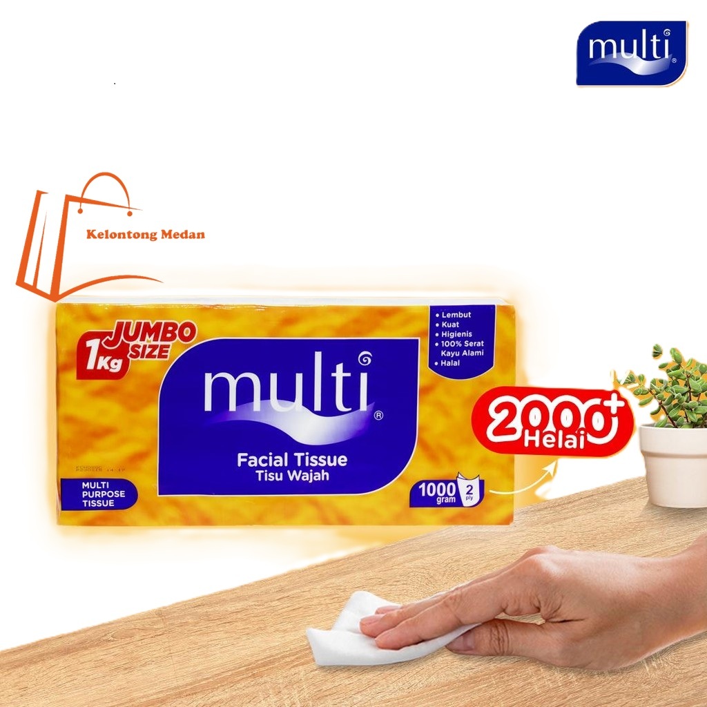 Tissue multi jumbo size 1000 gram tisu facial jumbo multi tisu serbaguna tisu wajah