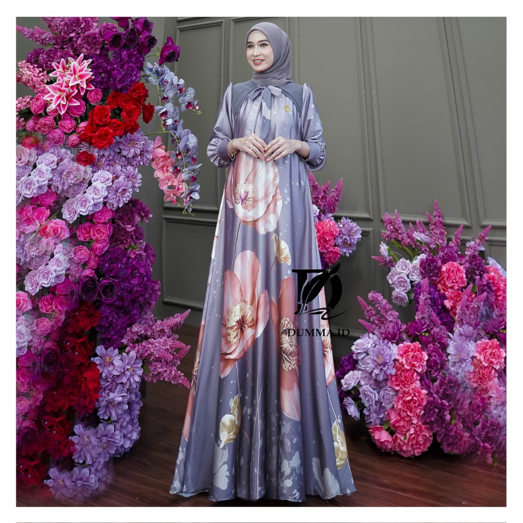 Dumma.id - Pakaian Wanita  Taleetha Dress  Arabian Silk  Gamis Cantik
