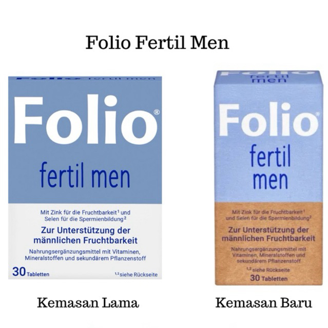 Folio Fertil Men 30 Tablet - Promil Pria