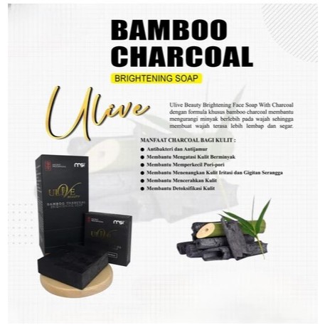 SABUN BAMBOO CHARCOAL MSI - ULIVE BEAUTY