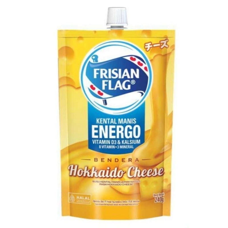 

frisian flag susu kental manis rasa hokkaido cheese 240g