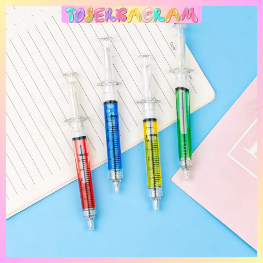

Pulpen Isi Air / Pulpen Murah / Pena Unik Pulpen Bentuk Pulpen Viral