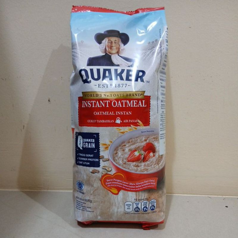

QUAKER INSTANT OATMEAL CAP QUAKER 800 GRAM