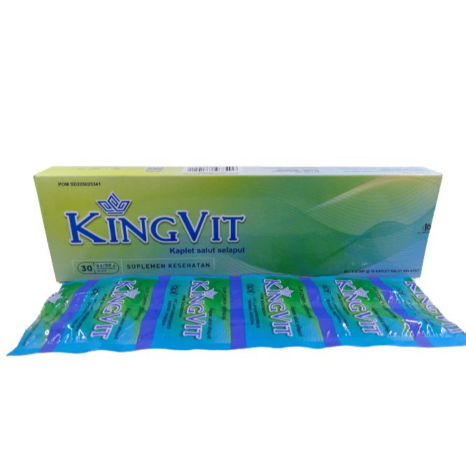 Kingvit Kaplet (per Strip) | KINGVIT CAPL 3S