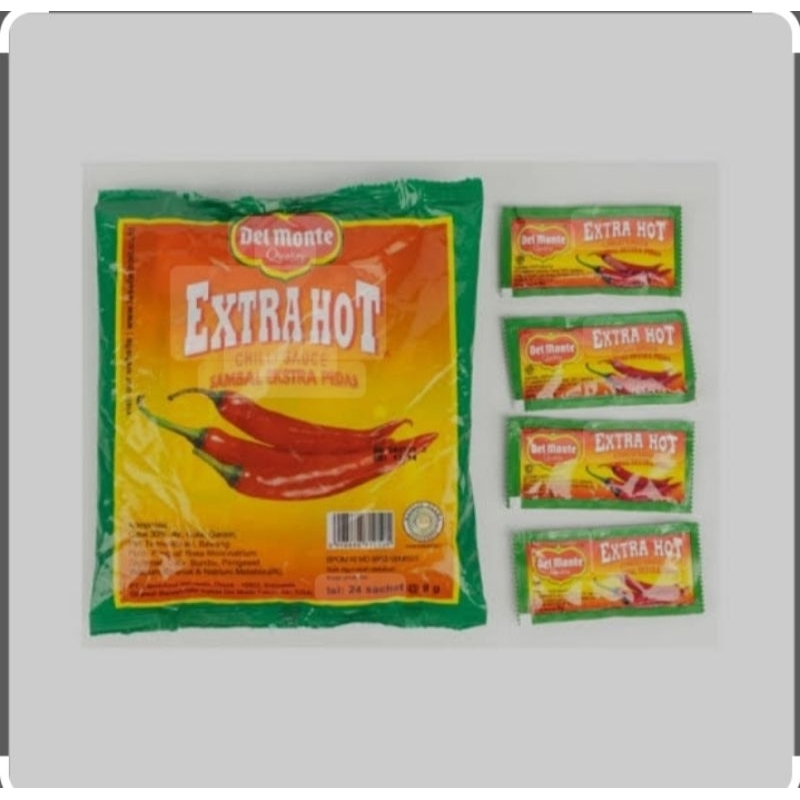 

Sambel Sachet Delmonte perpack isi (24sachet)/Perkarton isi (20pack)