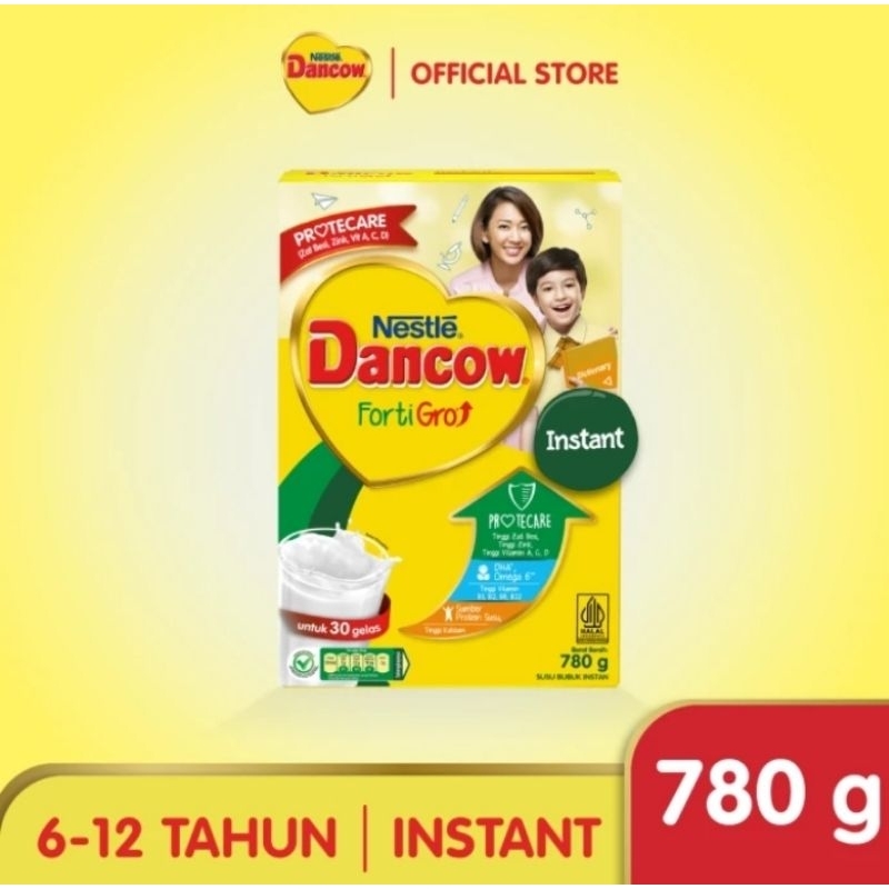 

Nestle DANCOW FortiGro INSTANT, Untuk Anak Usia, 6-12 Tahun, Ukuran : 780 gram
