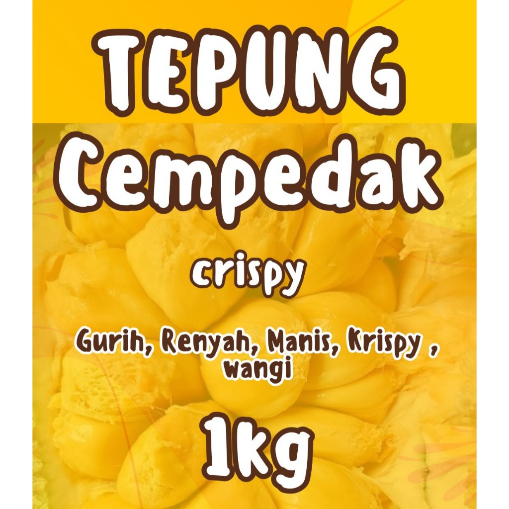 

Tepung Cemedak Crispy Gurih, Renyah, Manis, Krispy Wangi 1kg