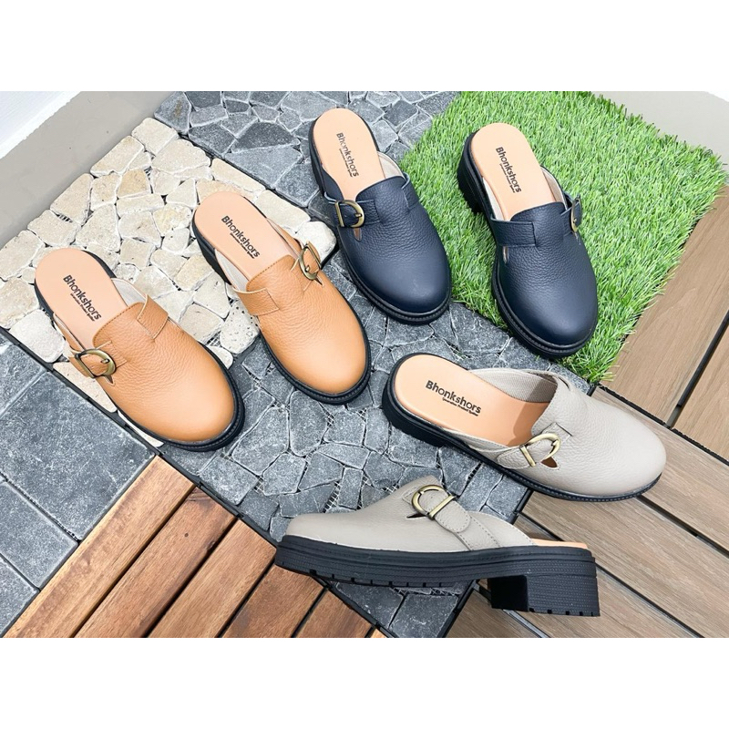 Bhonkshors_Tulip (Sepatu flat shoes dan sandal wanita asli kulit Sukaregang)