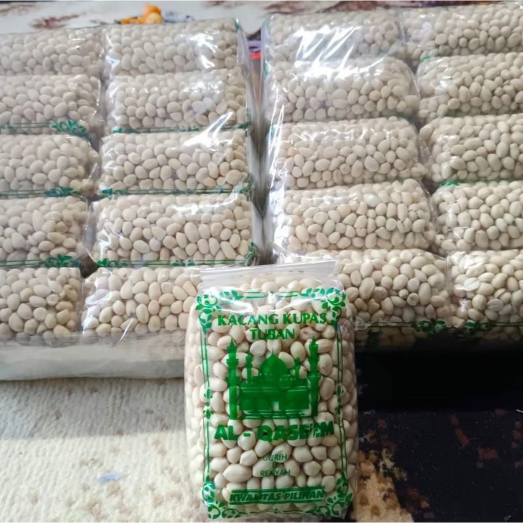 

Paket Hemat 7 Bungkus Kacang Kupas Tuban Kualitas Premium HARGA 100RB an