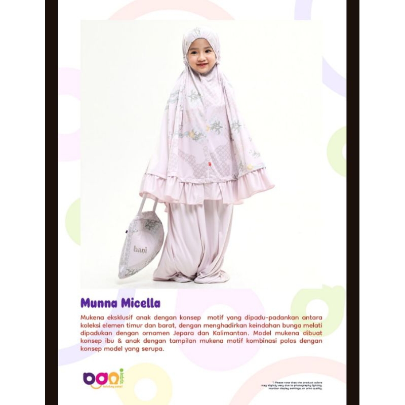 Diskon Mukena Anak Rabbani|Munna Micellan Rabbani|Mukena Anak Motif Rabbani
