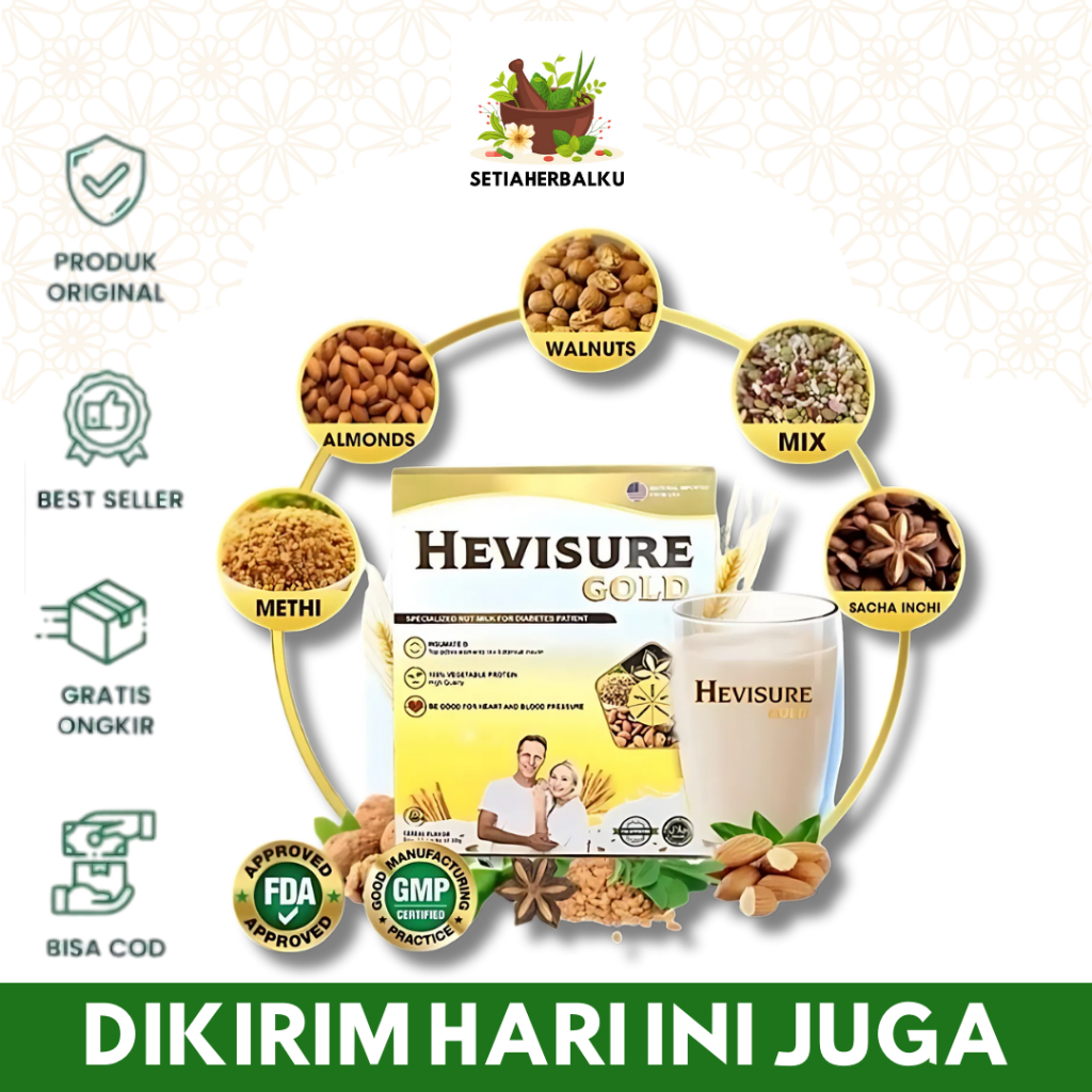 

HEVISURE GOLD SUSU MILK OBAT DIABETES KENCING MANIS TURUNKAN KADAR GULA SEKETIKA ORIGINAL USA