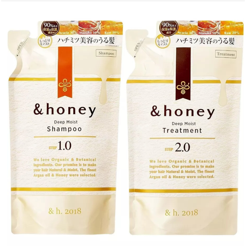 &HONEY Melty Moist Repair Shampoo Treatment Hair Oil Original Japan / &Honey Hair Oil &Honey Shampoo