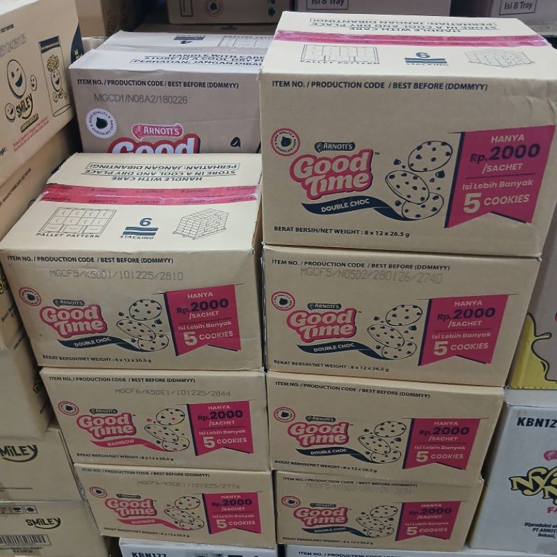 

Good Time Cookies 1Dus kemasan 144gr dan 256gr