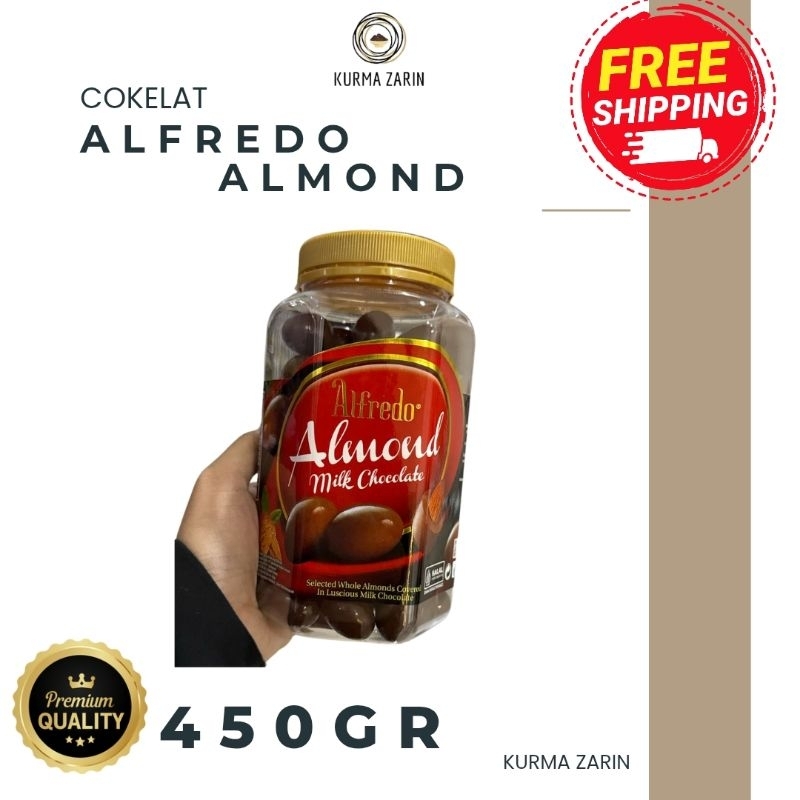 

Cokelat Alfredo Almond, Hazelnut, Raisin, Assortment (Milk, Dark & White Coklat) 450gr
