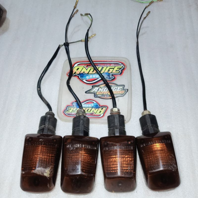 mika kaca lampu sein sen reting riting set depan belakang Suzuki TS125 RGR150 A100 ECONOS X-SUPER KA