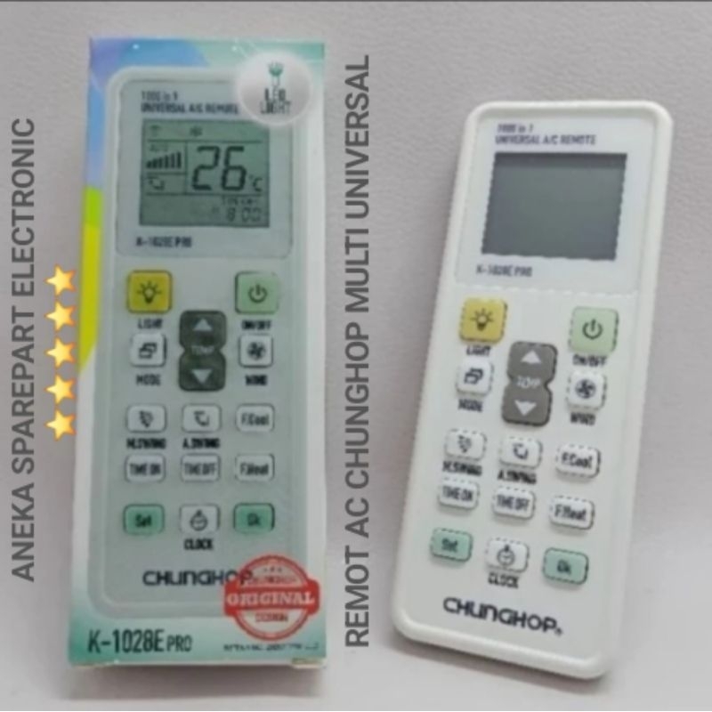 REMOT AC CHUNGHOP MULTI UNIVERSAL